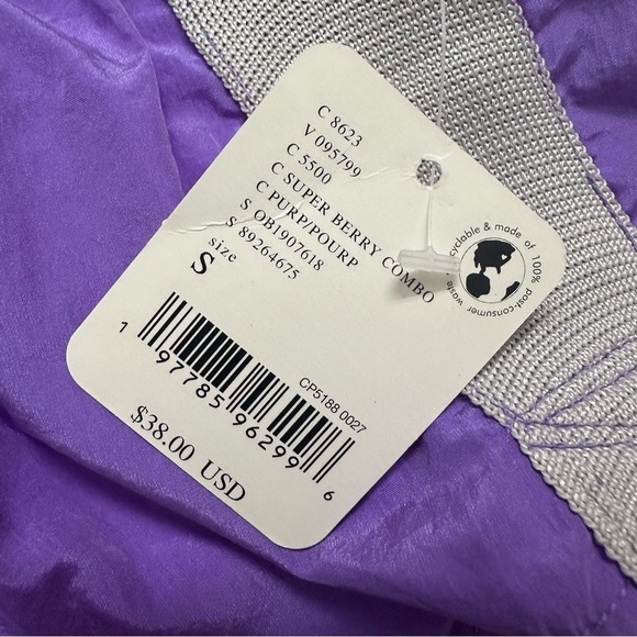Free People Shorts Berry Purple Running Workout Exercise Athletic Size Small New - Picture 6 of 8